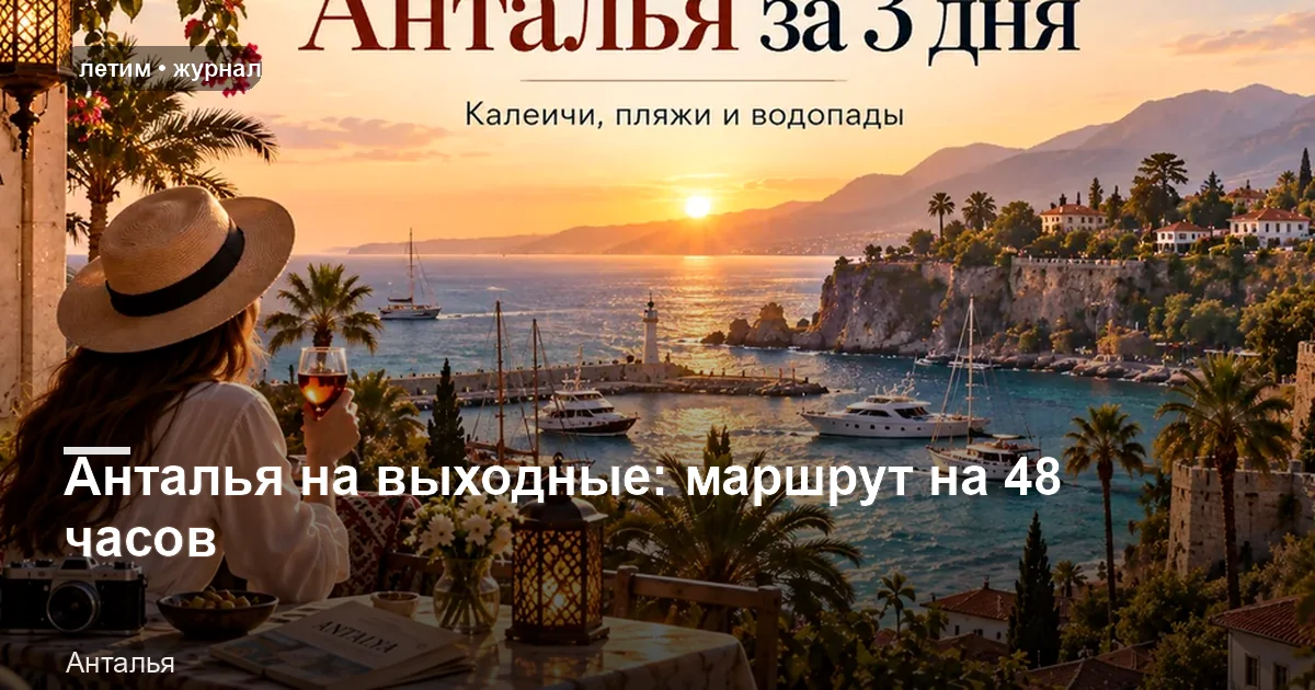 Анталья: иллюстрация к материалу «Анталья на выходные: маршрут на 48 часов»